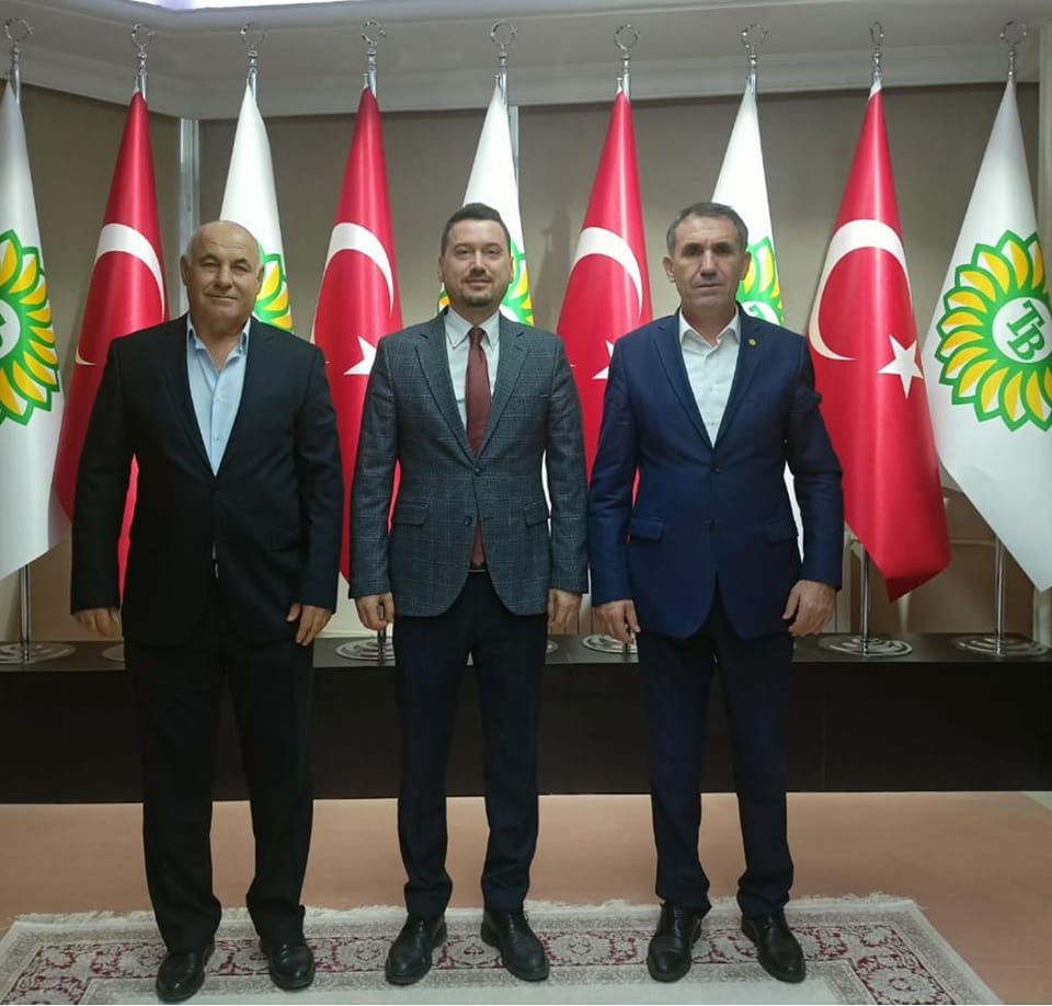 Trakya Birlik Yönetim Kurulu Başkanı Şafak Kırbiç'e hayırlı olsun ziyareti.