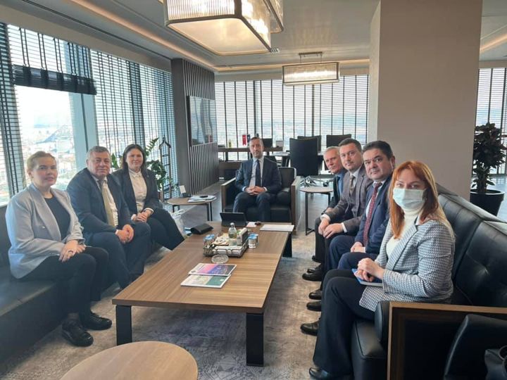 İLLER BANKASI GENEL MÜDÜRÜ Sn YUSUF BÜYÜK'E ZİYARET 