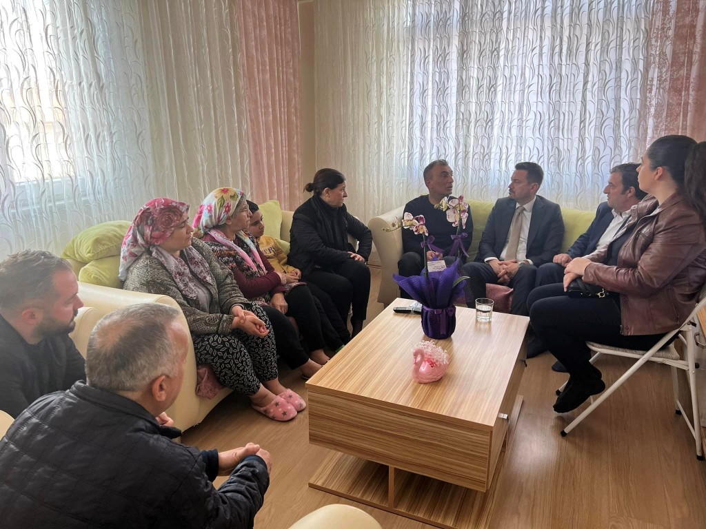 Malatya’dan İlçemiz’e gelen depremzede ailemize Hoşgeldin ziyareti