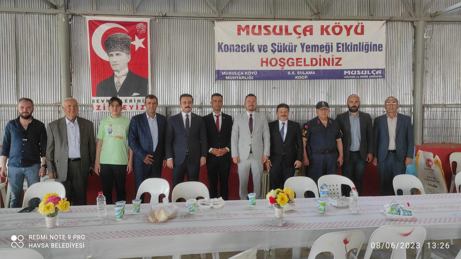 MUSULÇA KÖYÜMÜZ’ÜN KONACIK ve ŞÜKÜR YEMEĞİNE İŞTİRAK ETTİK