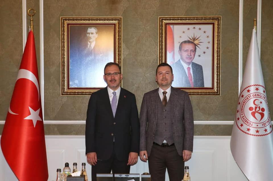 GENÇLİK ve SPOR BAKANLIĞINA ZİYARET 
