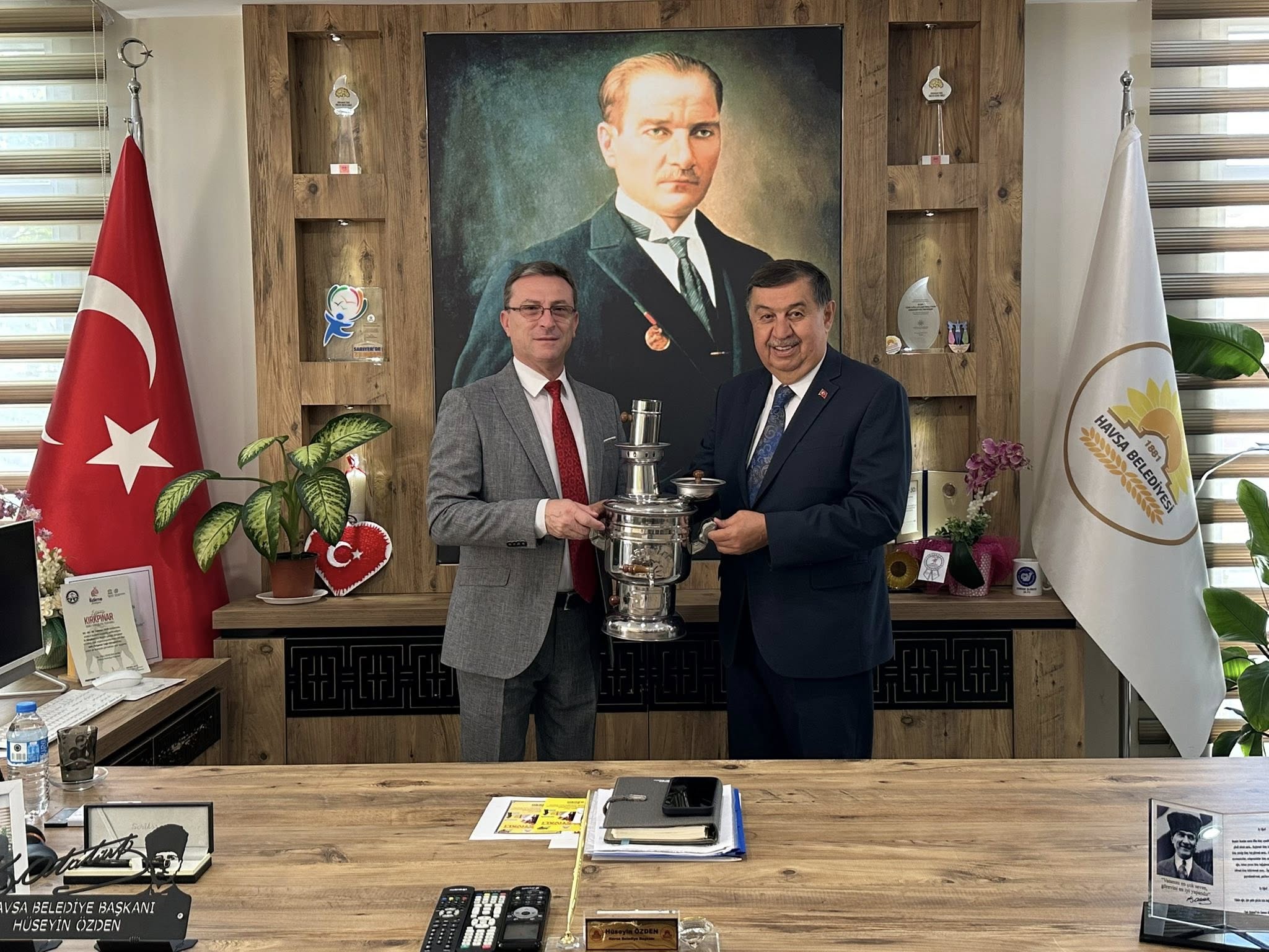 Havza'dan Havsa'ya kardeşlik ziyareti. 