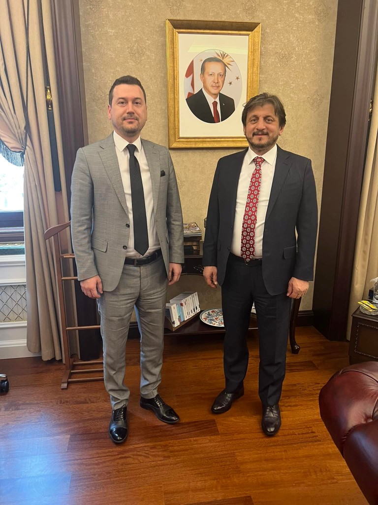 ADALET BAKAN YARDIMCIMIZ Sn ZEKERİYA BİRKAN’A ZİYARET